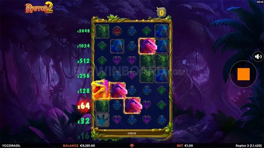 Secure online gaming environment with encryption symbols