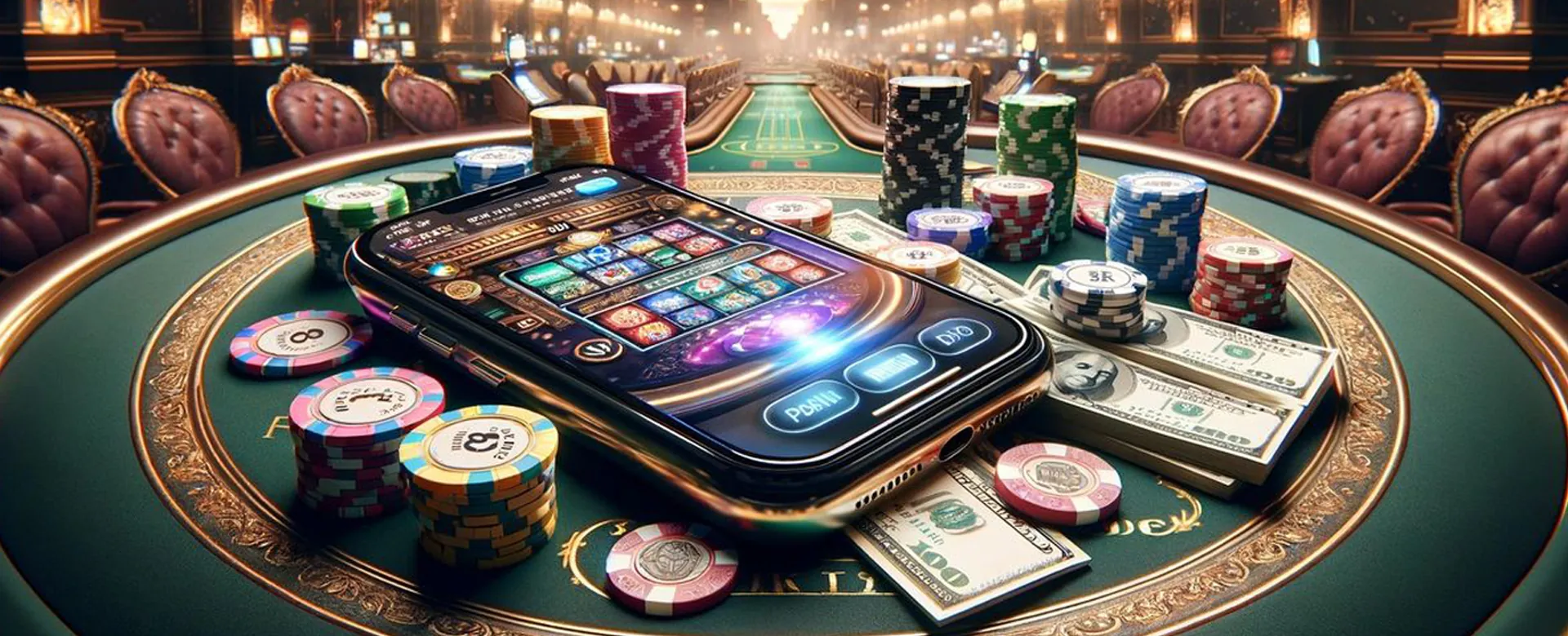 ph365 Casino luxurious gaming environment with slots and live tables